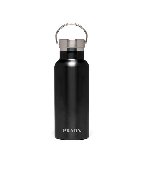 prada logo-print stainless steel water bottle 500ml|Stainless steel insulated water bottle, 500 ml .